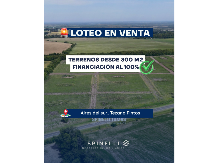 LOTEO EN VENTA EN TEZANOS PINTOS
