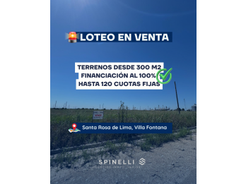 LOTEO SANTA ROSA DE LIMA EN VENTA
