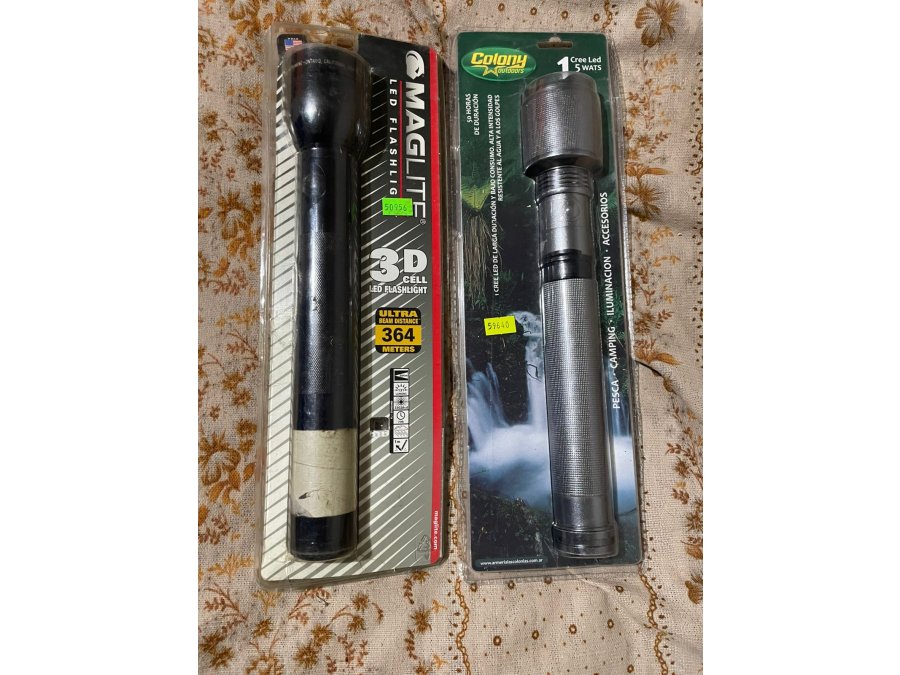 REMATO LINTERNAS COLONY Y MAG LITE,  INMACULADAS