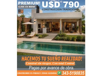 CONSTRUIMOS TU VIVIENDA!!! 3 DORMITORIOS!