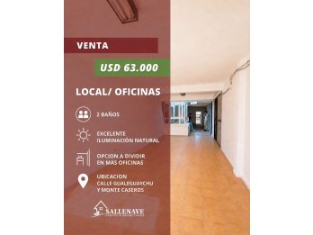 EN VENTA OFICINA/LOCAL/DEPOSITO - CENTRO