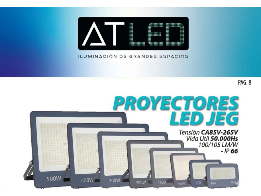 REFLECTOR LED 50W OFERTA 5 UNIDADES