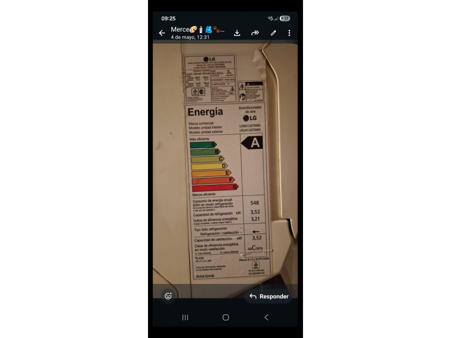 Split LG  Frio calor inverter