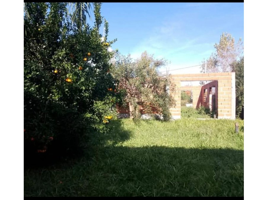 Venta de Terreno con construcción a terminar