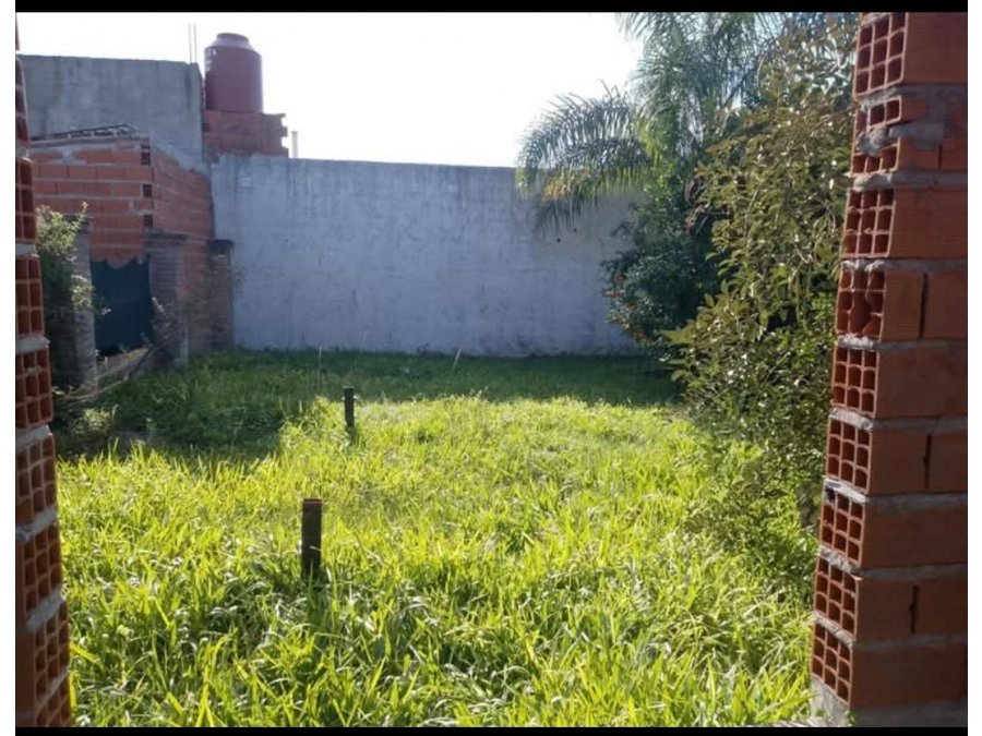 Venta de Terreno con construcción a terminar