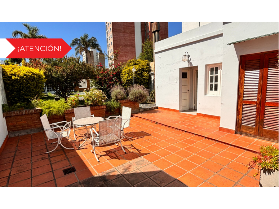 Parque Urquiza - 550m2 - 4 habitaciones - 3 baños - cochera