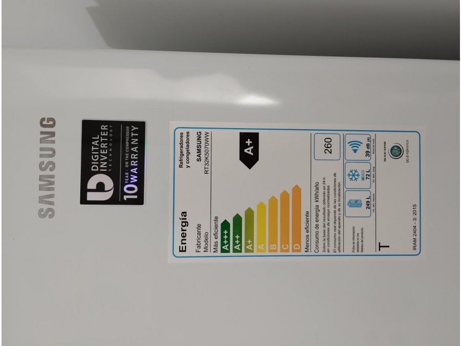 VENDO HELADERA SAMSUNG INVERTER