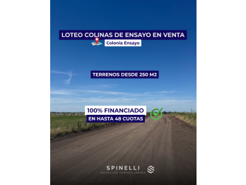 LOTEO DISPONIBLE EN COLONIA ENSAYO ❗