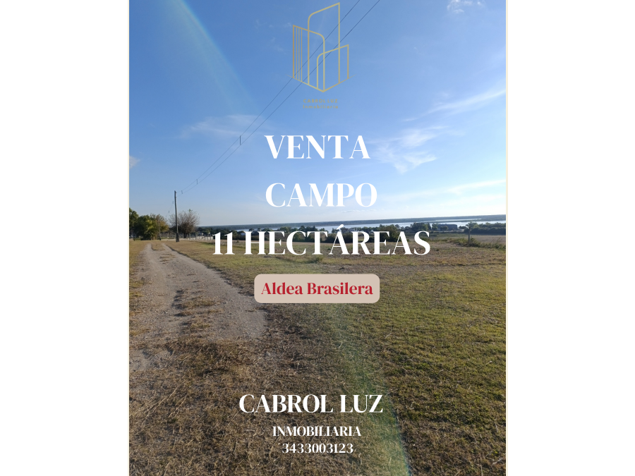 VENTA CAMPO ALDEA BRASILERA