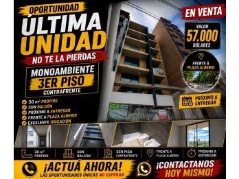 ULTIMAS 3 UNIDADES EN VENTA
