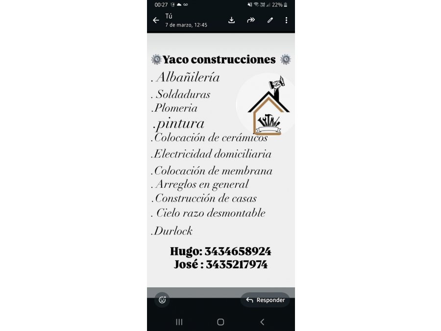 Realizamos todo tipos de trabajos de construccion