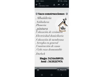 Realizamos todo tipos de trabajos de construccion