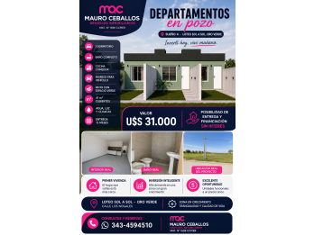 DEPARTAMENTOS EN POZO