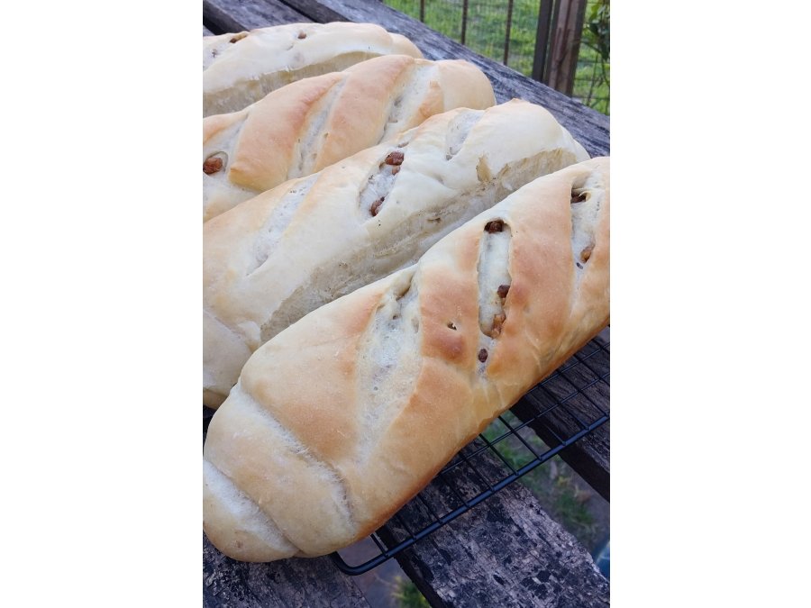 Pan con chicharrón artesanal