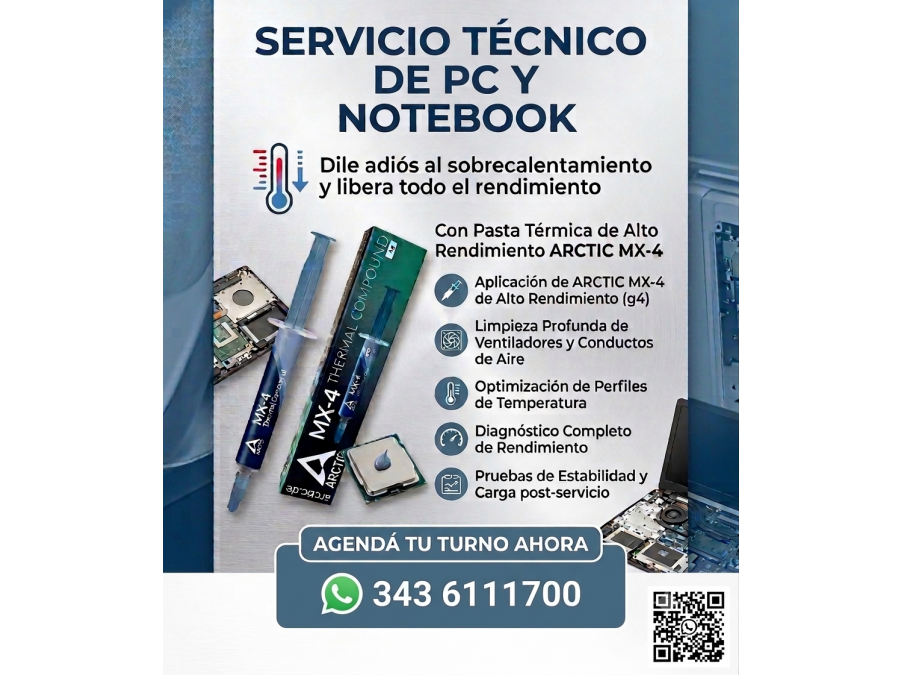 Servicio técnico de PC y Notebook