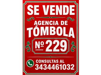 Vendo agencia de tombola
