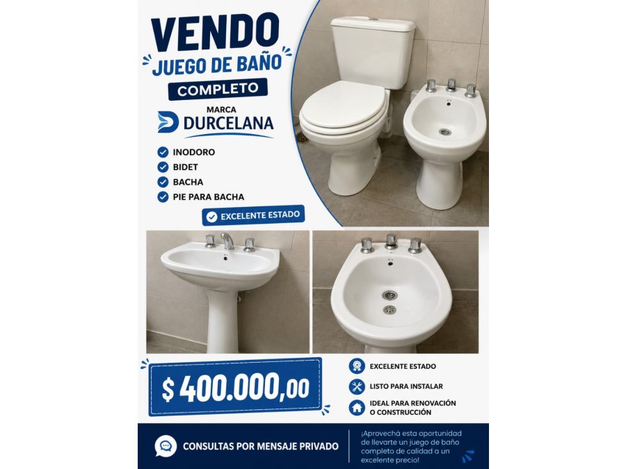 Juego de baño