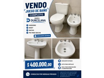 Juego de baño
