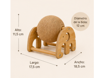Rascador para gatos diseño Elefante