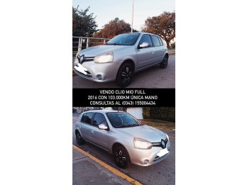 VENDO CLIO MIO DYNAMIC FULL 5 PUERTAS MODELO 2016