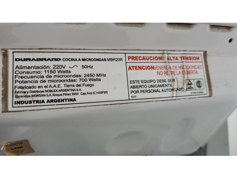 Microondas Durabrand