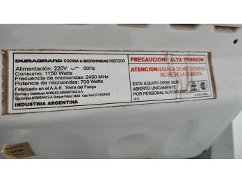 Microondas Durabrand