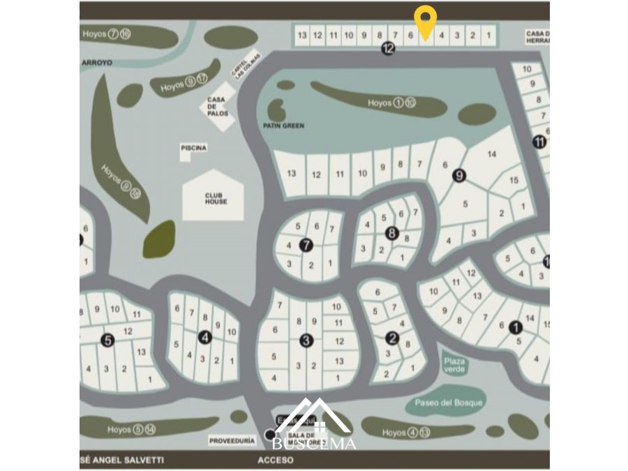 LOTE de 800m2 en Barrio Cerrado "LAS COLINAS - GOLF CLUB"