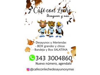 CAFE CON LECHE Desayunos y más