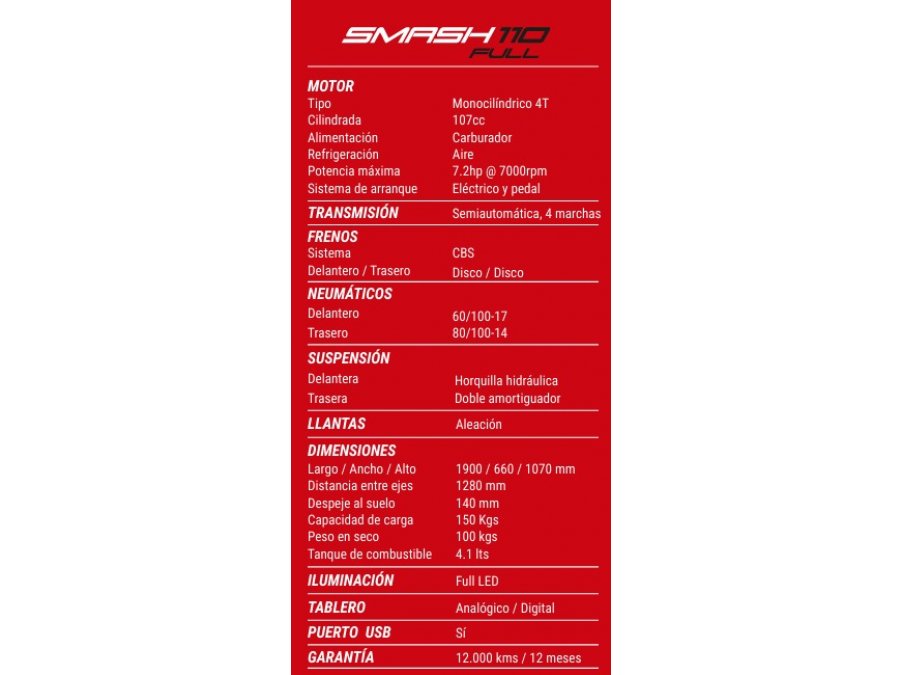 GILERA SMASH FULL 110 FULL LED. CON 415KM . 4 MESES DE USO