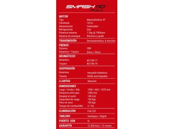 GILERA SMASH FULL 110 FULL LED. CON 415KM . 4 MESES DE USO