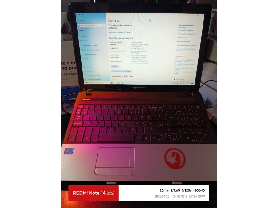 Vendo notebook.