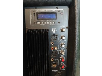 Par parlantes activo y pasivo 15" 350Wrms bluetooth