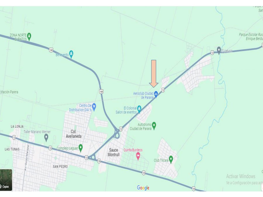 VENTA DE GALPON FRENTE A LA RUTA 12.