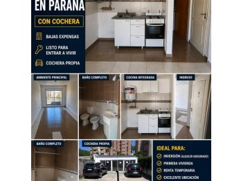VENDO MONOAMBIENTE EN PARANA