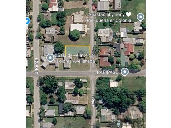 COLONIA AVELLANEDA, TERRENO EN VENTA, EXCELENTE UBICACION