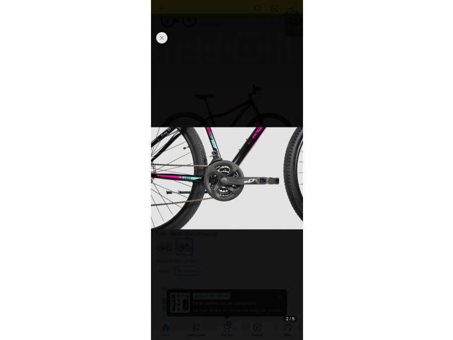 Bicicleta SLP lady Rodado 29