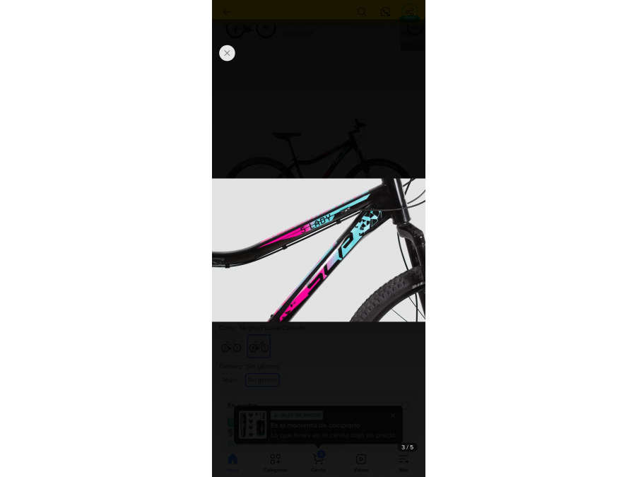 Bicicleta SLP lady Rodado 29