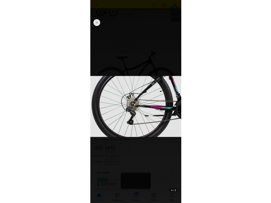 Bicicleta SLP lady Rodado 29
