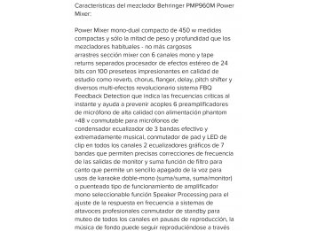 Behringer Europower PMP960M