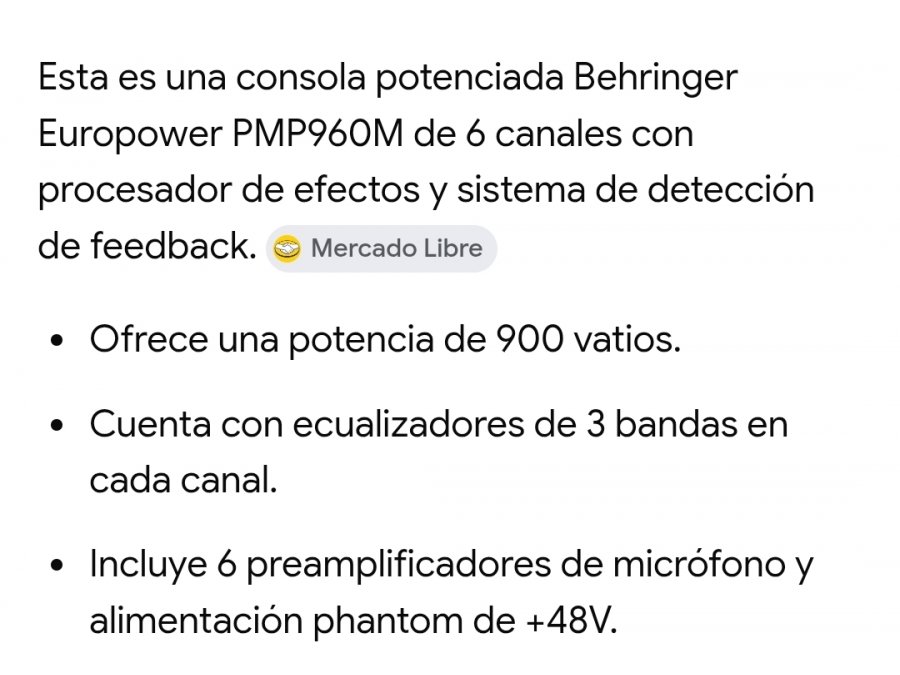 Behringer Europower PMP960M