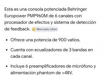 Behringer Europower PMP960M
