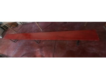Remato banco con patas de caño estructural – 3,90 × 0