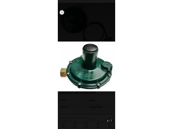 Regulador gas tubo 45k GALEA