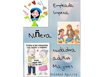 Cuidadora domiciliaria,clínicas o hospitales