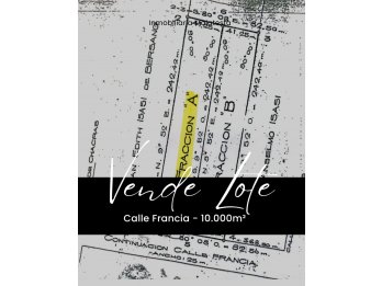 VENDE  TERRENO  10.000 m2