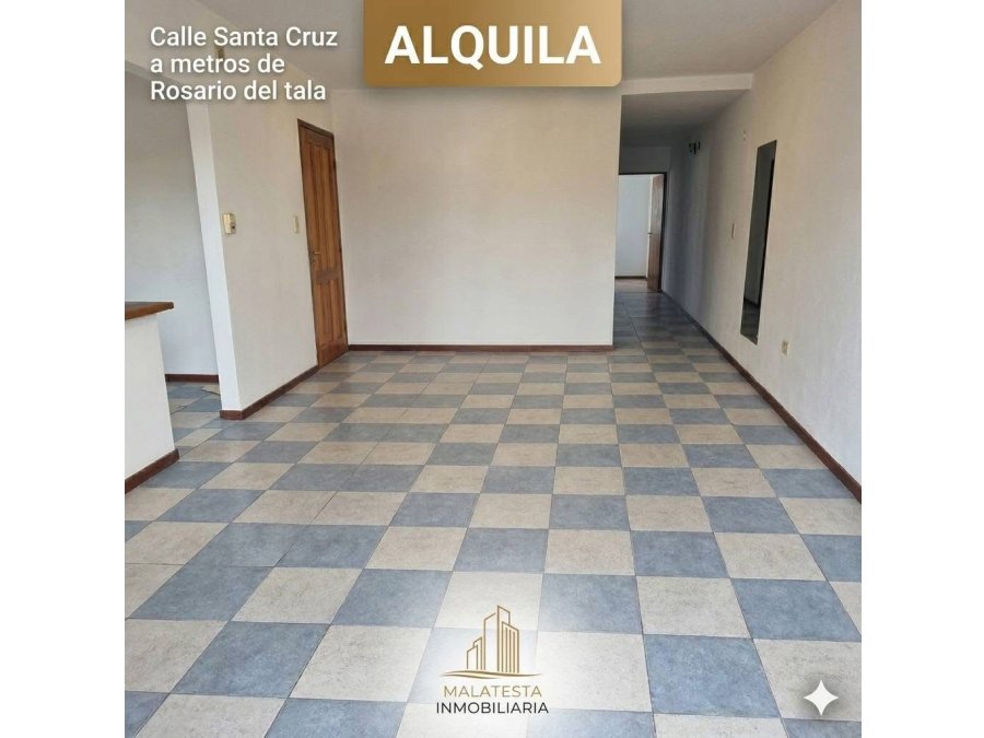Alquiler departamento 2 dormitorios calle Santa Cruz
