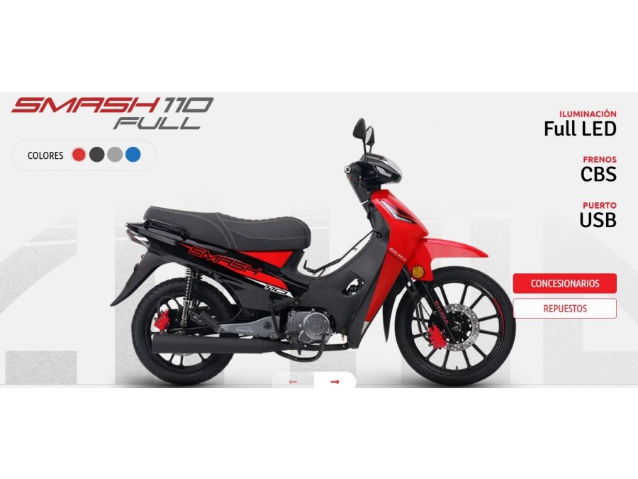 GILERA SMASH FULL 110 FULL LED. CON 415KM . 4 MESES DE USO