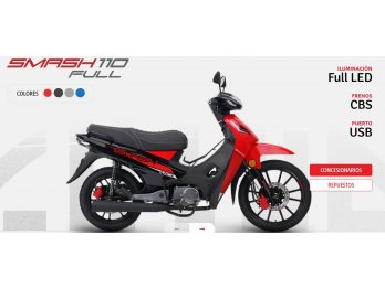 GILERA SMASH FULL 110 FULL LED. CON 415KM . 4 MESES DE USO