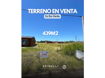 TERRENO DISPONIBLE EN ORO VERDE ⚡