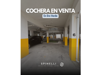 COCHERA TECHADA EN VENTA ❗